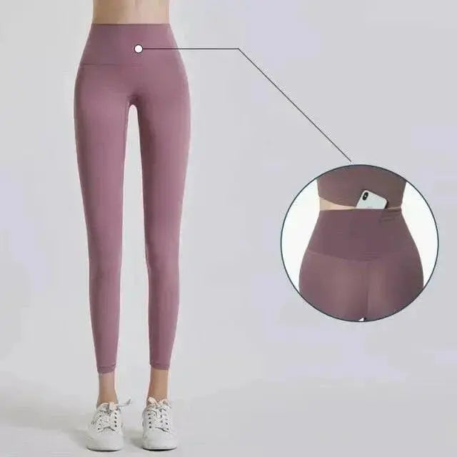 Seamless High Waist (Nude Feeling) Yoga/Running Leggings