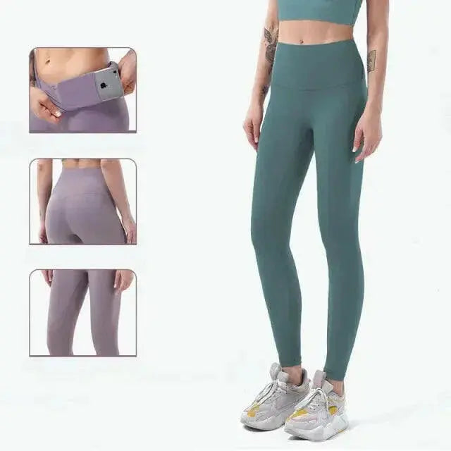 Seamless High Waist (Nude Feeling) Yoga/Running Leggings