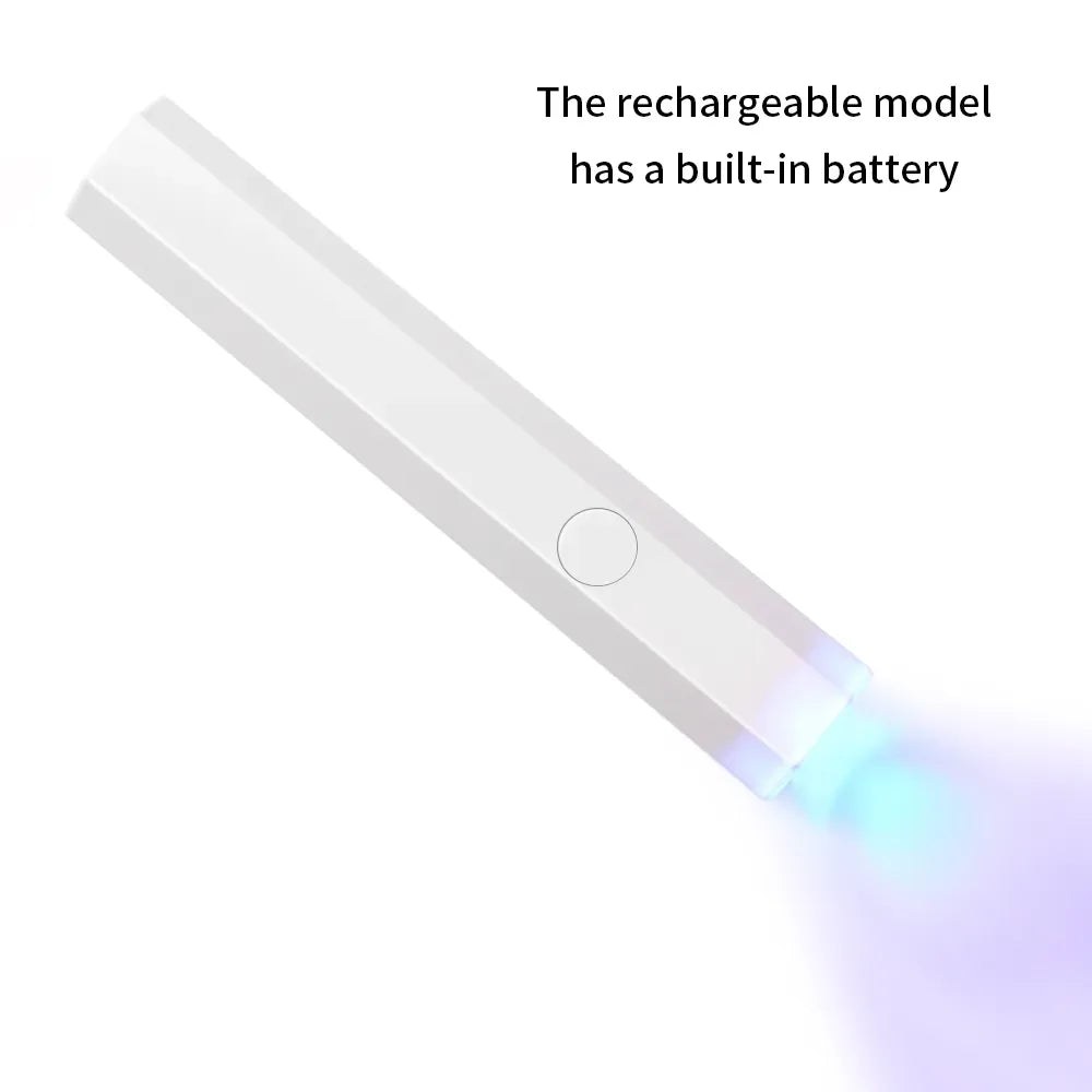 CNHIDS Portable Salon Quick Dry USB Nail Dryer Machine Home Phototherapy Tools Professional UV LED Nail Lamp Mini Flashlight Pen