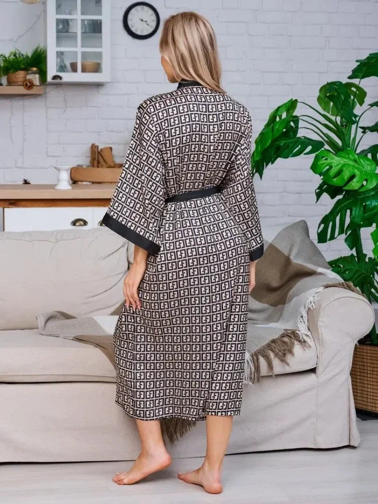 Gigi Ice Silk Designer Robe