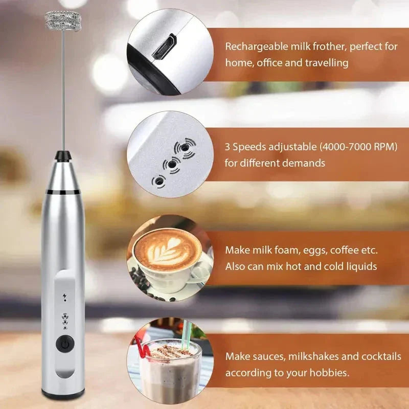 Lux Electric Milk Frother | USB