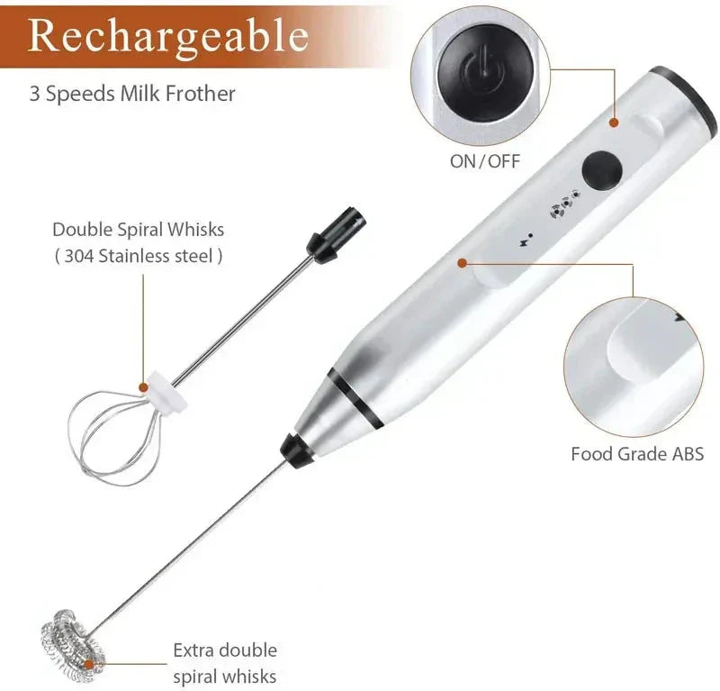 Lux Electric Milk Frother | USB