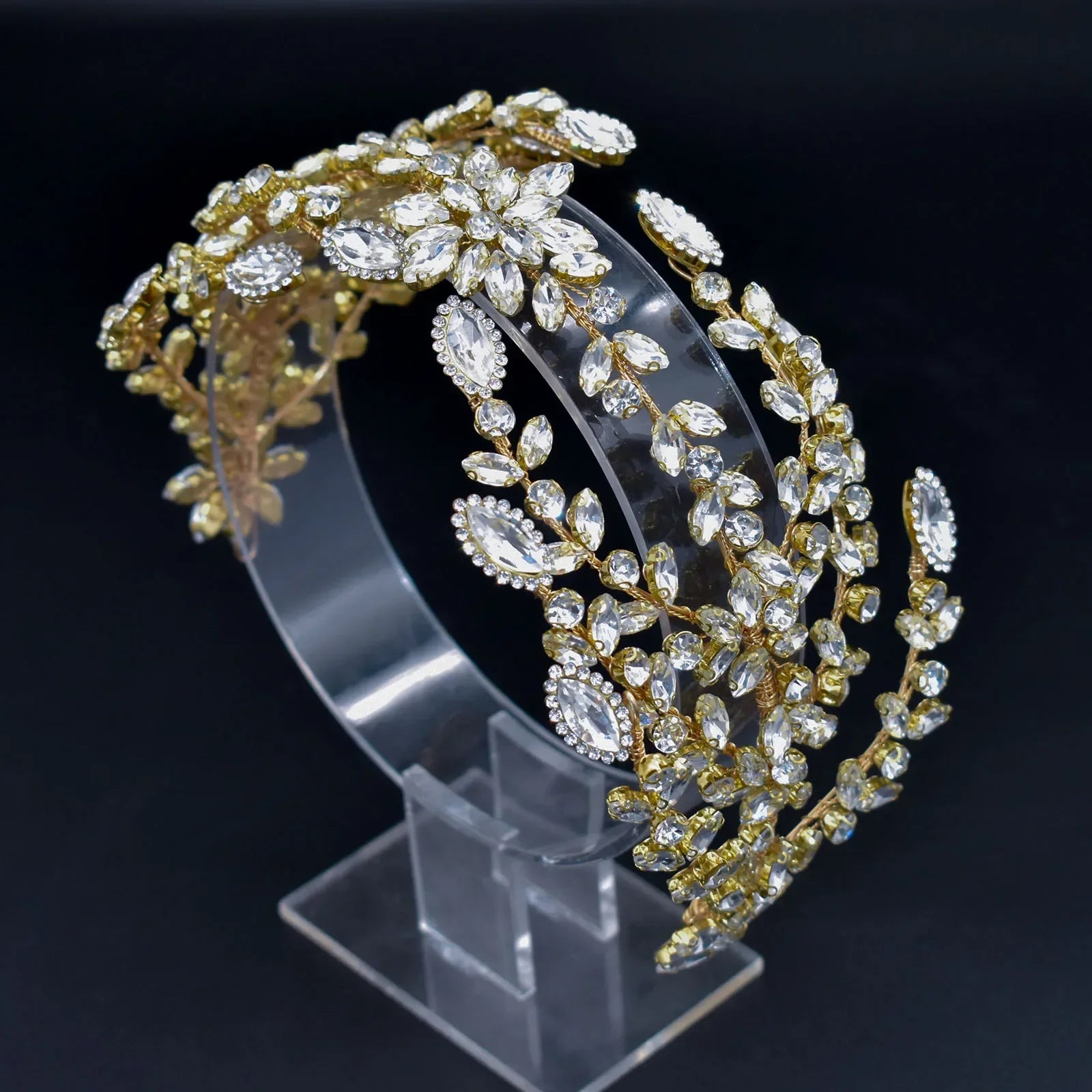 Luxury Bridal Crystal Tiara