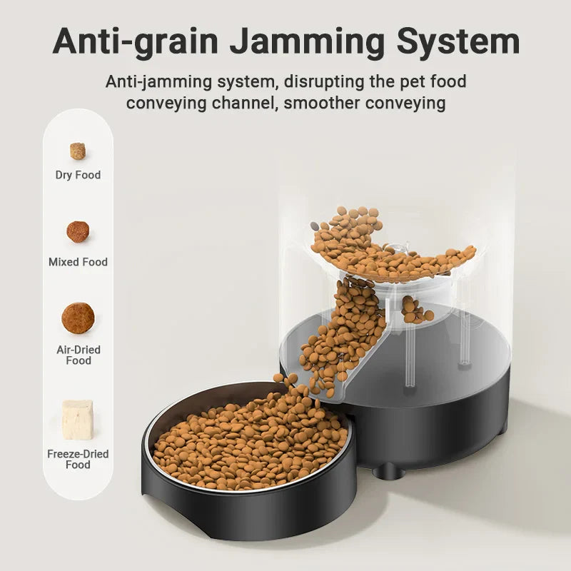 2L Smart Automatic Pet Feeder – WiFi App Control Cat & Dog Dispenser