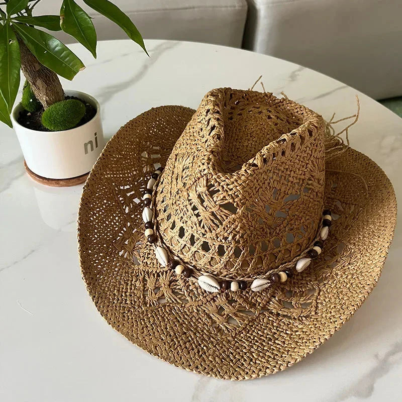 Boho Beach Straw Hat