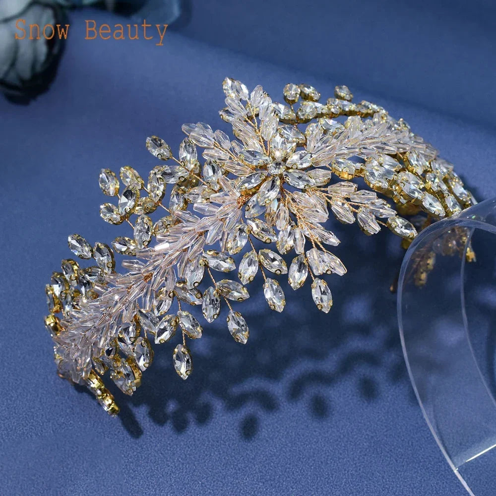 Luxury Bridal Crystal Tiara