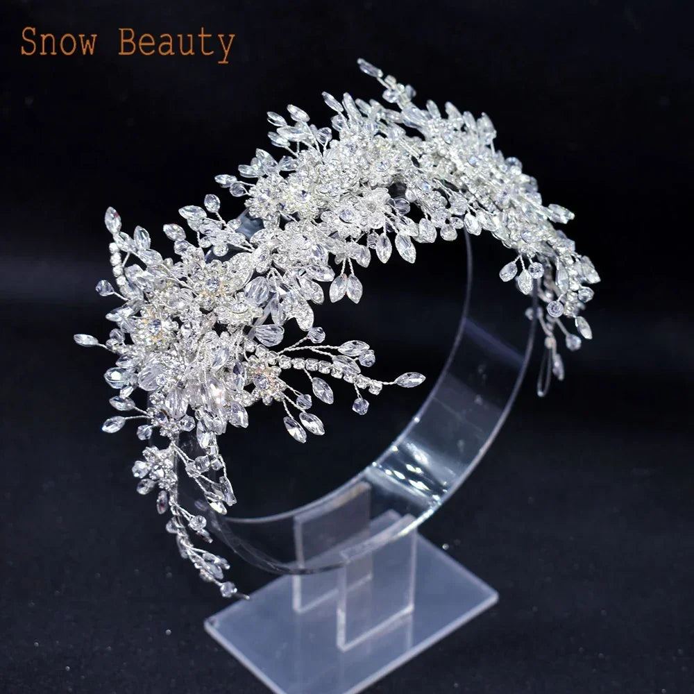 Luxury Bridal Crystal Tiara