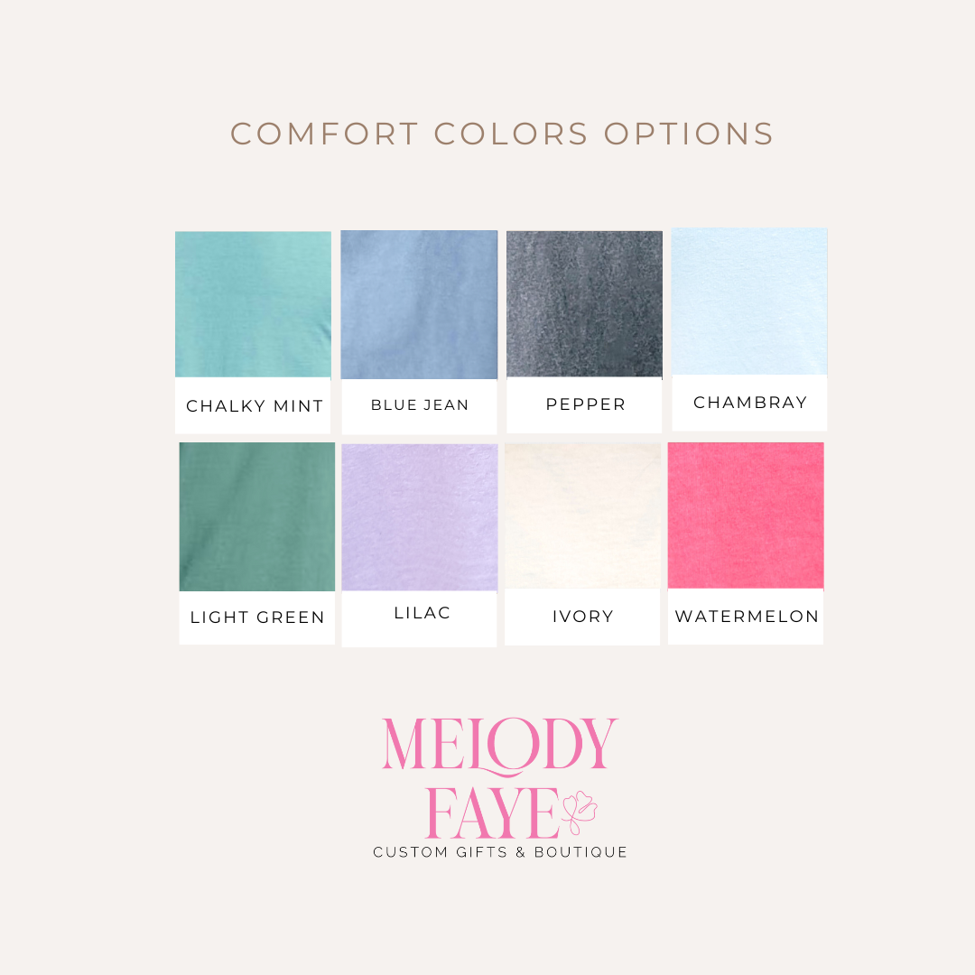 Baseball Comfort Colors Graphic Tees