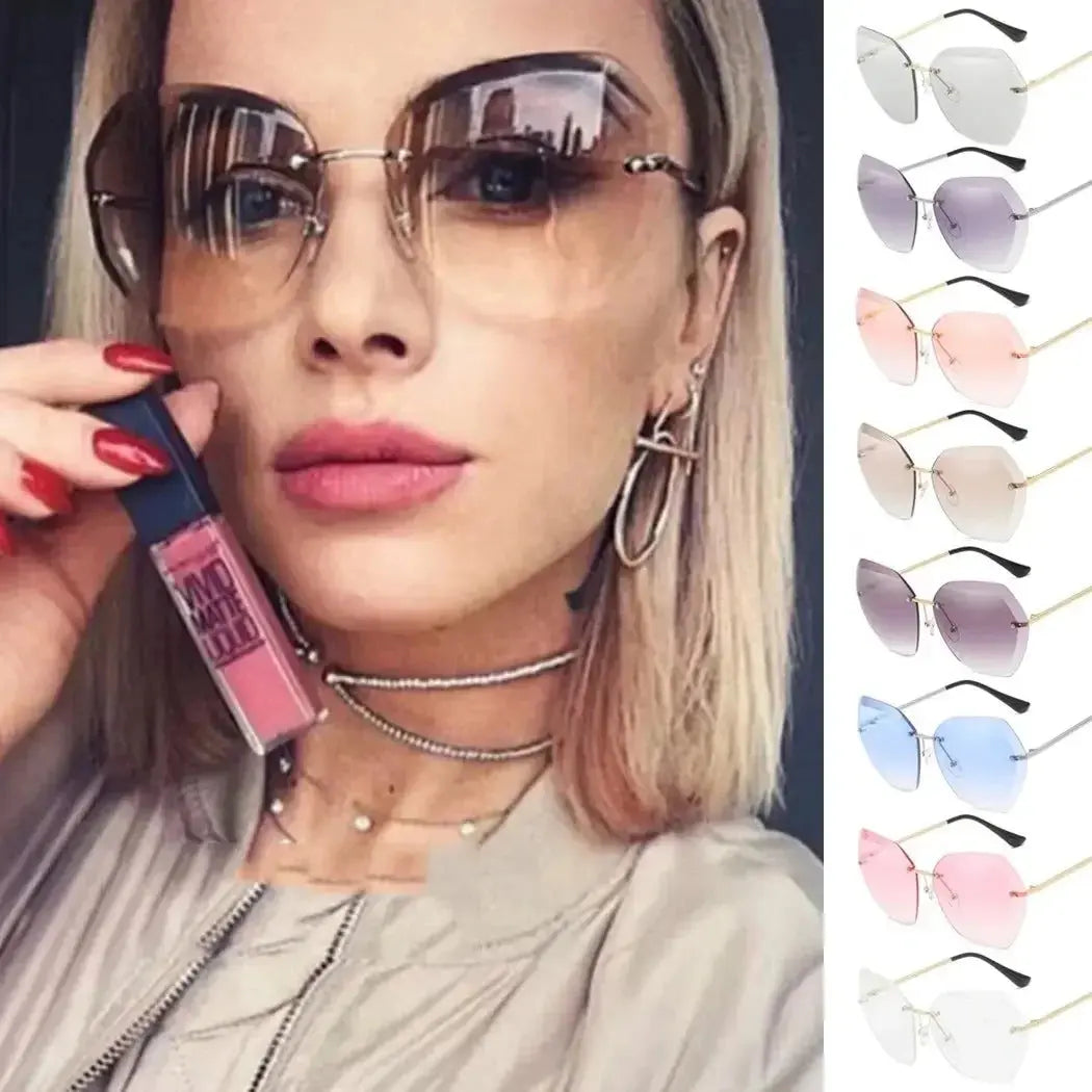 Vintage Metal Frame Gradient Shades