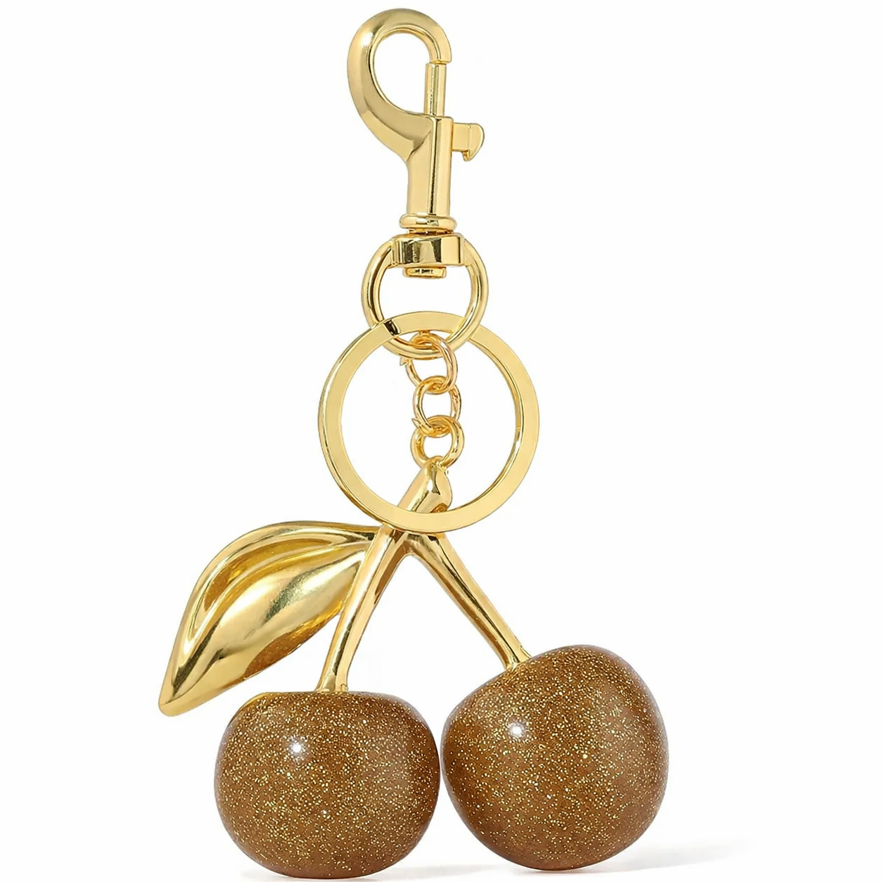 Cherry Bag Charm Keychain – Cute Purse Accessory for Women