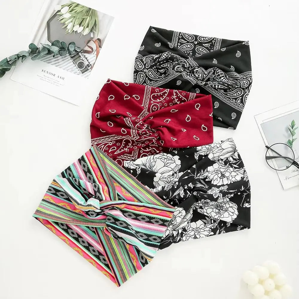 Turban Headband for Women – Wide Stretchy Hair Wrap (All Day Comfort)
