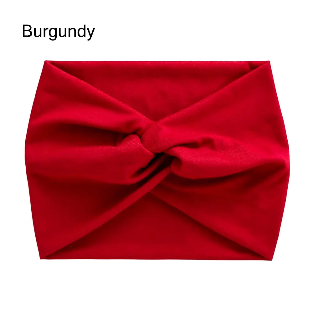 Turban Headband for Women – Wide Stretchy Hair Wrap (All Day Comfort)