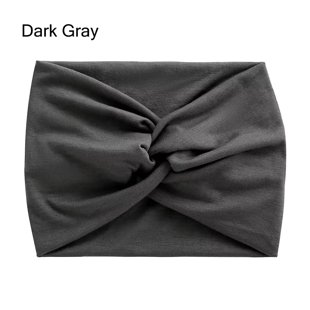 Turban Headband for Women – Wide Stretchy Hair Wrap (All Day Comfort)