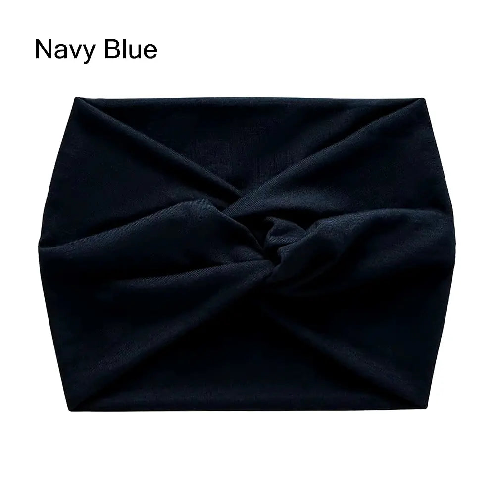 Turban Headband for Women – Wide Stretchy Hair Wrap (All Day Comfort)