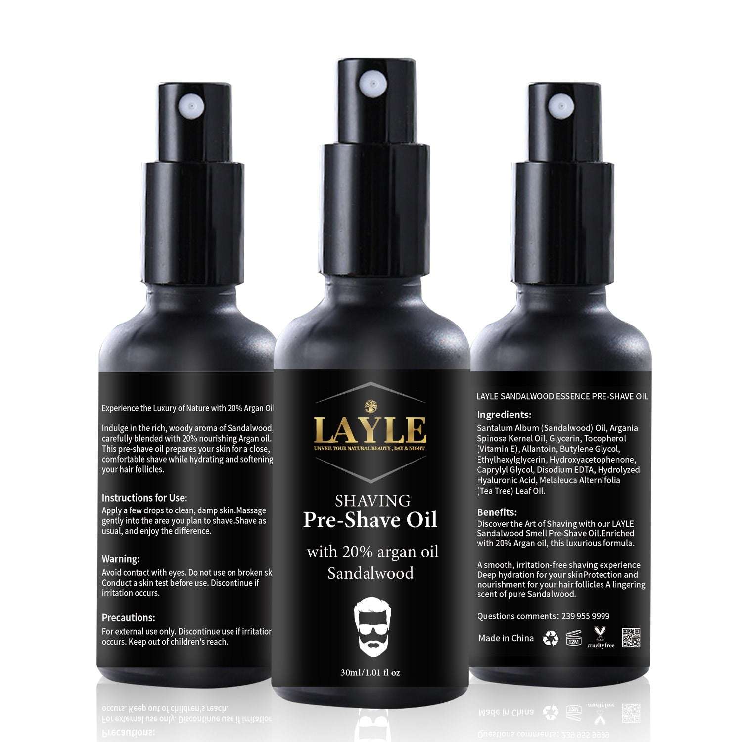 Men’s Pre-Shave Oil – Smooth, Nourished & Razor-Ready ✨🪒